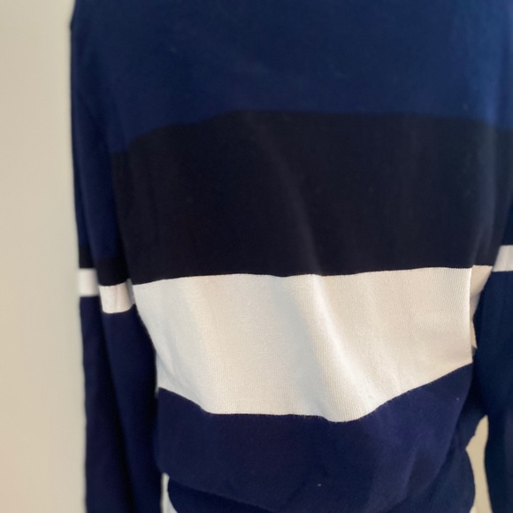 Zara Color Block Mock neck Cropped Knit Sweather - Picture 6 of 7